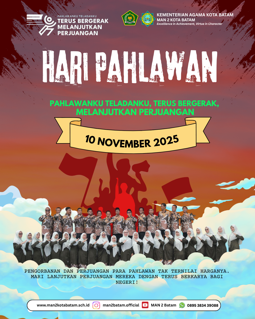 MAN 2 Kota Batam : Peringatan Hari Pahlawan